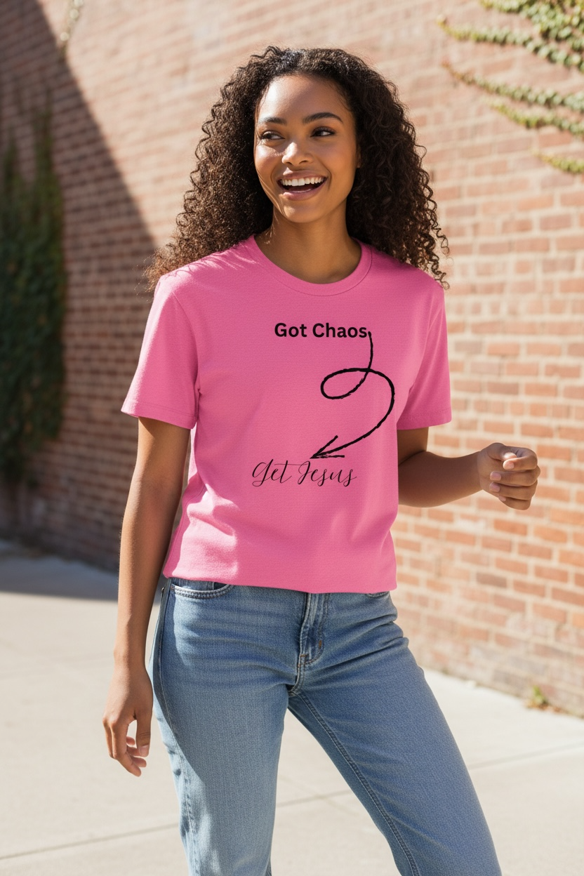 Got Chaos - Get Jesus Tee - Jeremiah 17:14