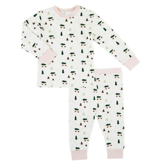Christmas 2 PC Pajama Set - Pink