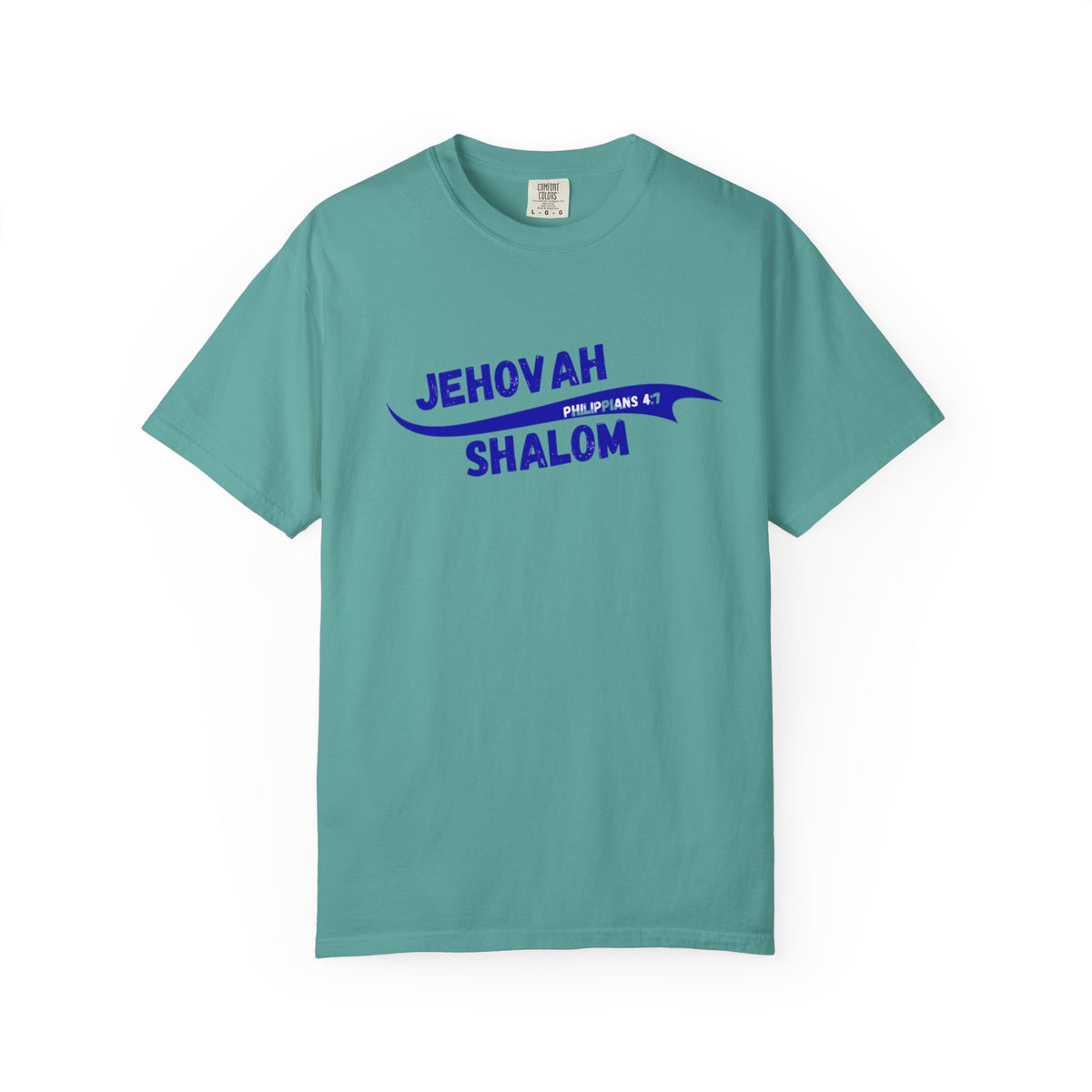 Jehovah Jireh Wave Graphic T-Shirt | Philippians 4:7 Scripture Tee