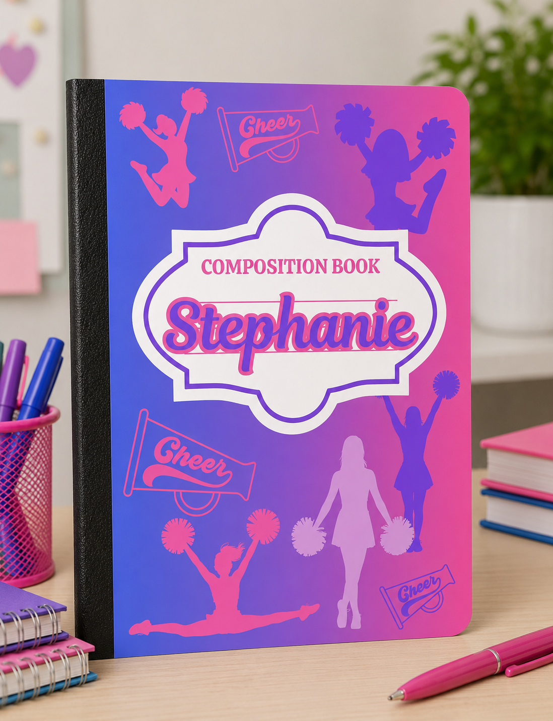 Personalized COMPOSITION BOOKS for all ages!