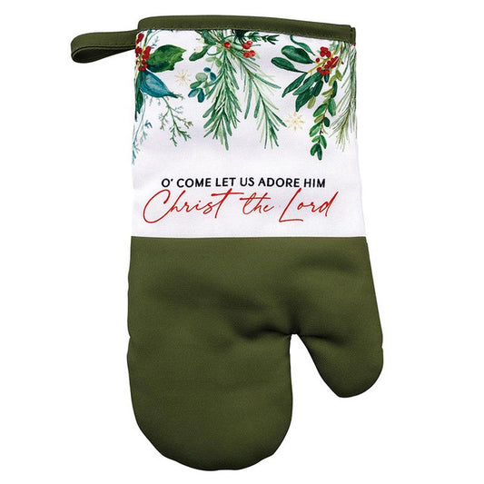 Oven Mitt - O Come Let Us Adore Him