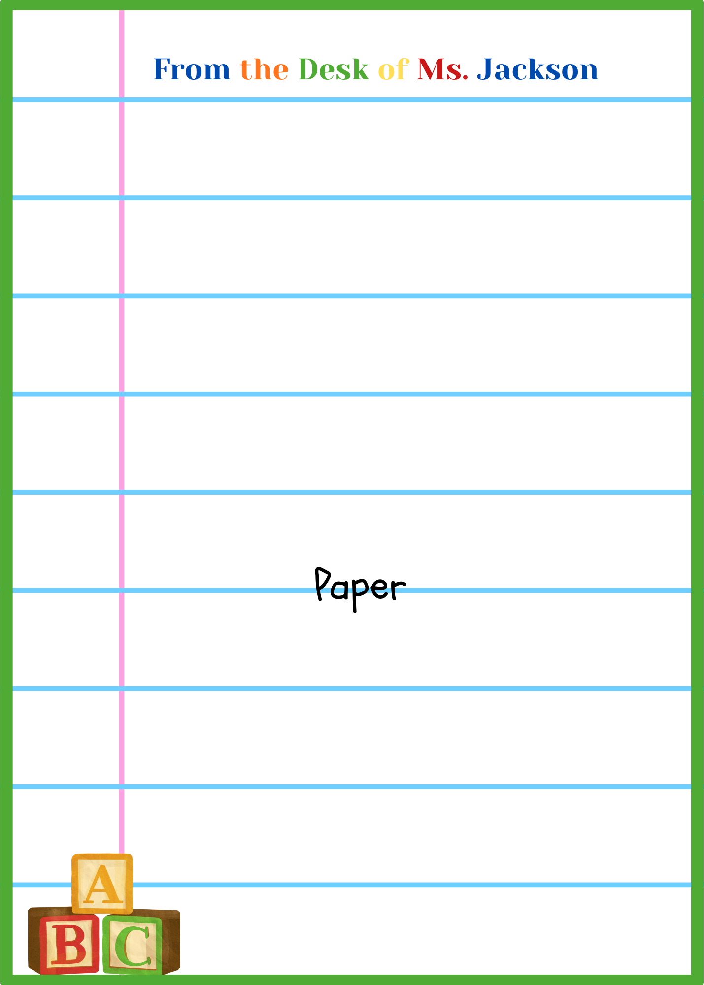 Personalized Note Pads