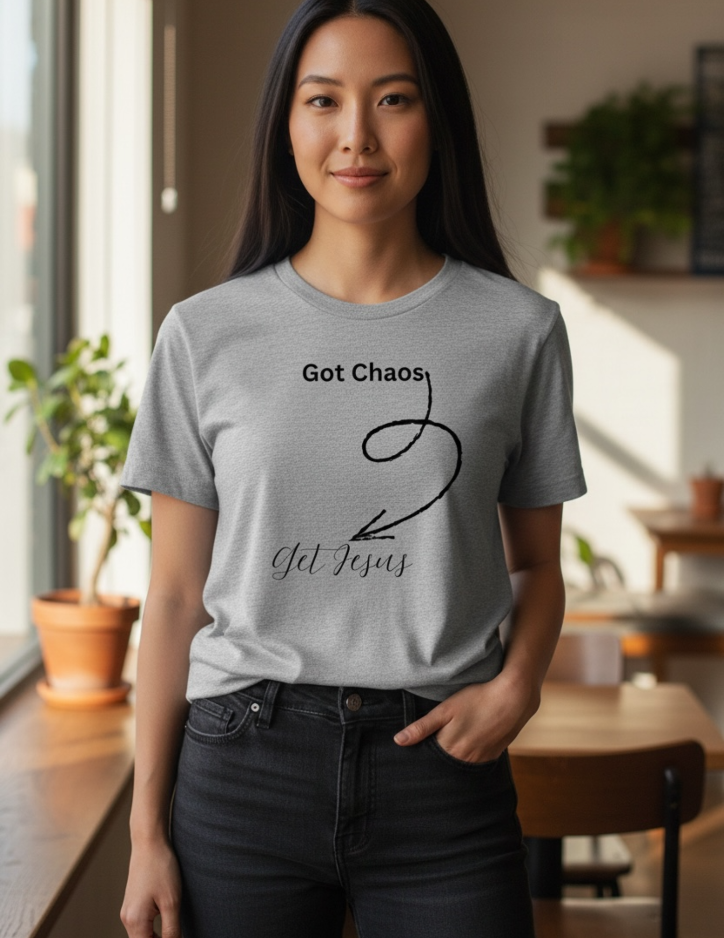 Got Chaos - Get Jesus Tee - Jeremiah 17:14