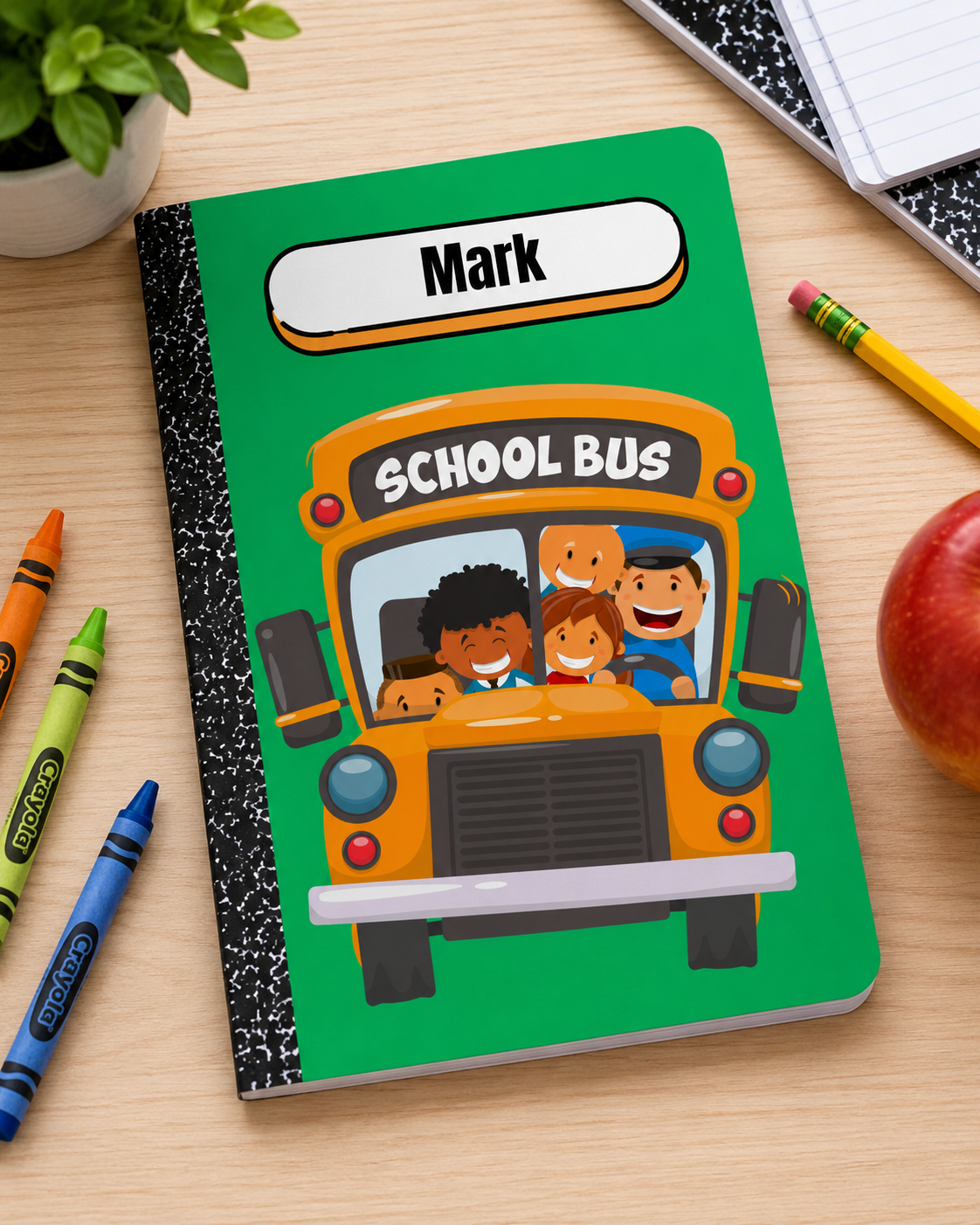 Personalized COMPOSITION BOOKS for all ages!