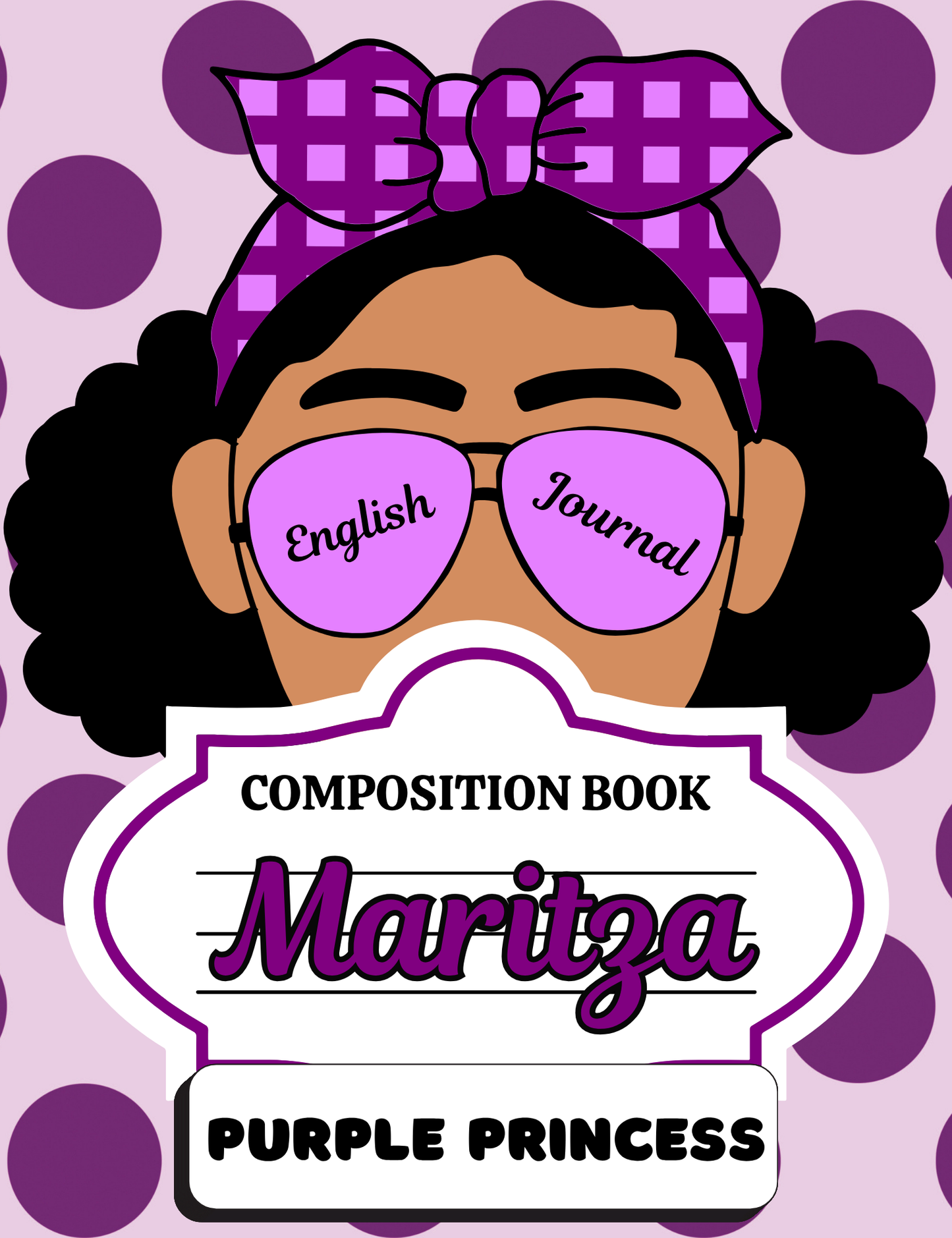 Personalized COMPOSITION BOOKS for all ages!