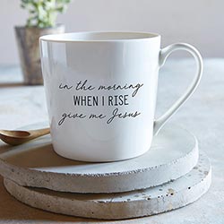 Café Mug - In The Morning When I Rise