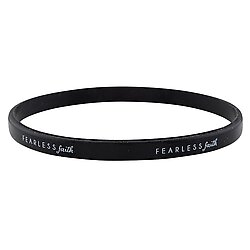 Silicone Bracelet - Fearless - 4pk